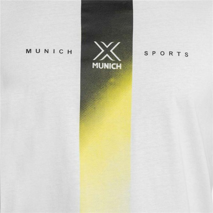 Camiseta Deportiva de Manga Corta Munich Athletic Challenge Blanco 2