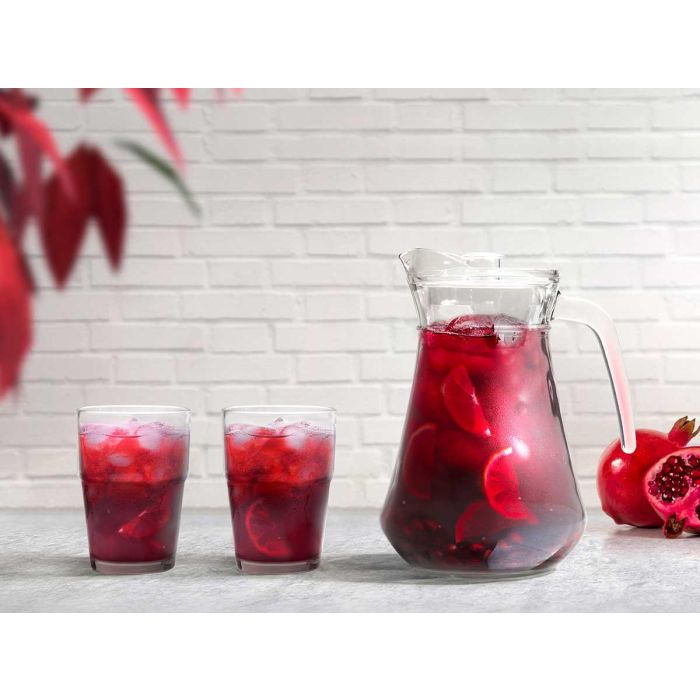 Set 5Pcs Jarra Vasos Refresco Vivalto 22X22CM (4 Unidades) 3 Set 5Pcs Jarra Vasos Refresco Vivalto 22X22CM (4 Unidades) 3