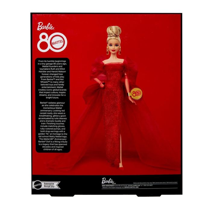 Barbie Jbj17 Muñeca Signature 80 Aniversario Mattel 5 Barbie Jbj17 Muñeca Signature 80 Aniversario Mattel 5
