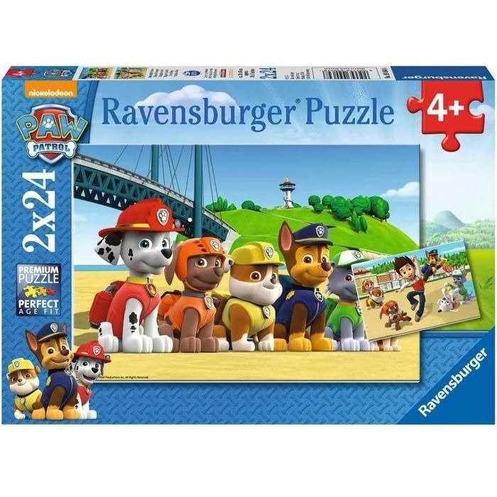 Ravensburger Rompecabezas Patrulla Canina Heroic Dogs 2x24 piezas para niños | Incluye 2 pósters. A partir de 4 años. 1