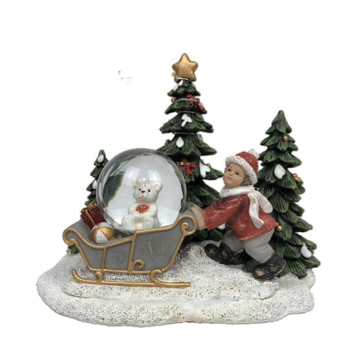 Figura Navidad Tradicional DKD Home Decor Multicolor 12.5 x 14.5 x 16 cm (2 Unidades) Figura Navidad Tradicional DKD Home Decor Multicolor 12.5 x 14.5 x 16 cm (2 Unidades)