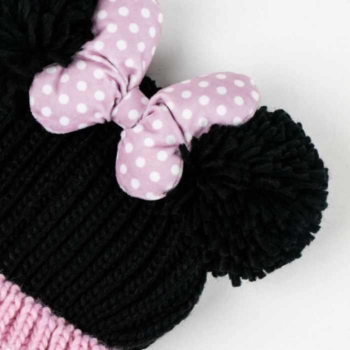 Gorro, Bufanda y Guantes Minnie Mouse Rosa 3 Piezas 4 Gorro, Bufanda y Guantes Minnie Mouse Rosa 3 Piezas 4