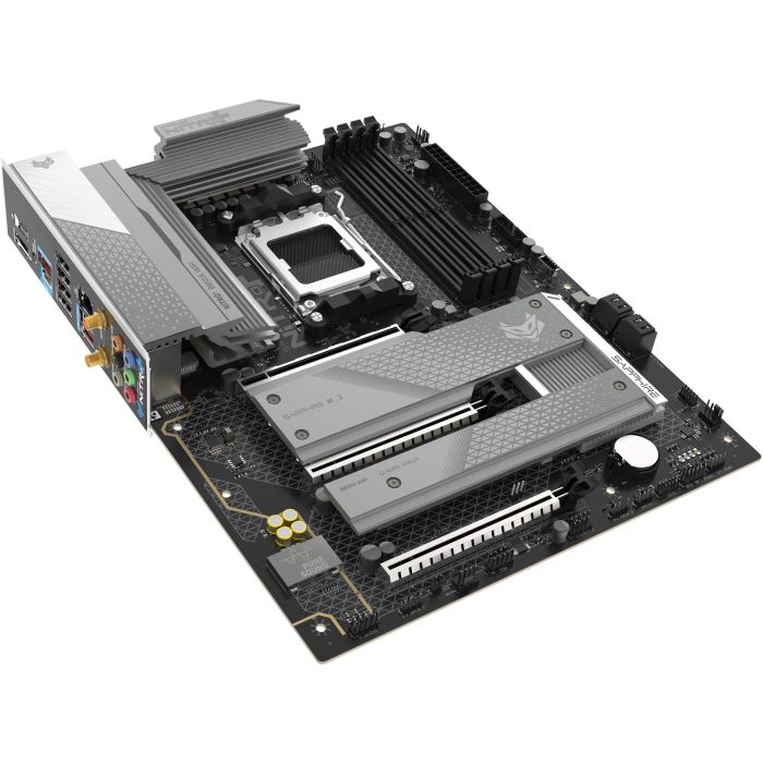 Sapphire Placa Base NITRO+ B850A WiFi 7 AMD Socket AM5 DDR5 Micro ATX con 1xHDMI 1.4 1xDP 1.2 3