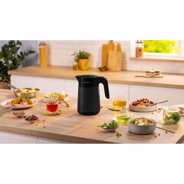 Hervidor - BOSCH - TWK2M163 MyMoment - Negro mate - indicador de taza - nivel de agua visible en el mango 1