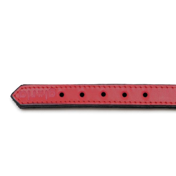 Collar Piel Acolchado 35 cm X 15 mm Rojo 3 Collar Piel Acolchado 35 cm X 15 mm Rojo 3
