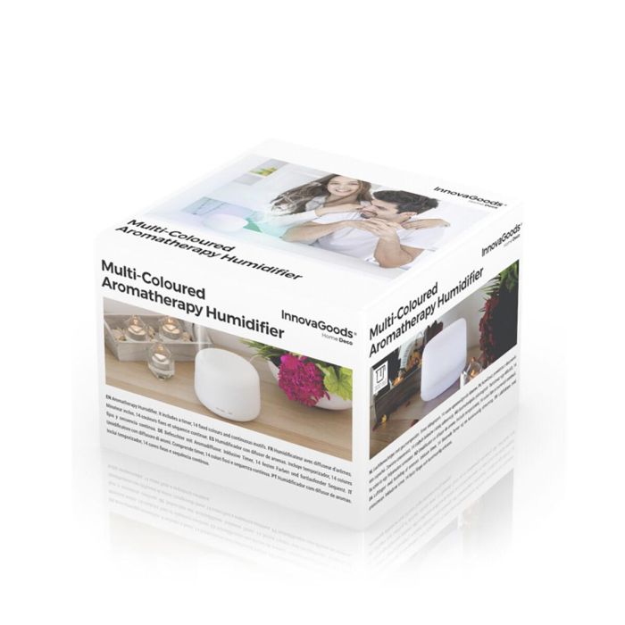 Humidificador Difusor de Aromas con LED Multicolor Steloured InnovaGoods 1 Humidificador Difusor de Aromas con LED Multicolor Steloured InnovaGoods 1