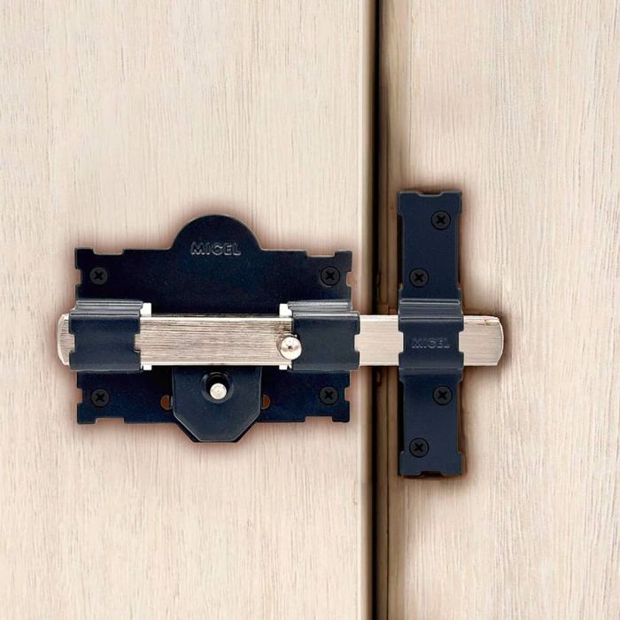 Cerrojo de seguridad Micel crr06 105b/50 Acero Gris 50 mm Sobreponer 3