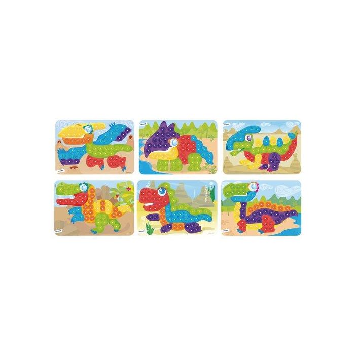 Juego Miniland Pegs 20Mm Dinos Pack De 6 (3-6 Años)