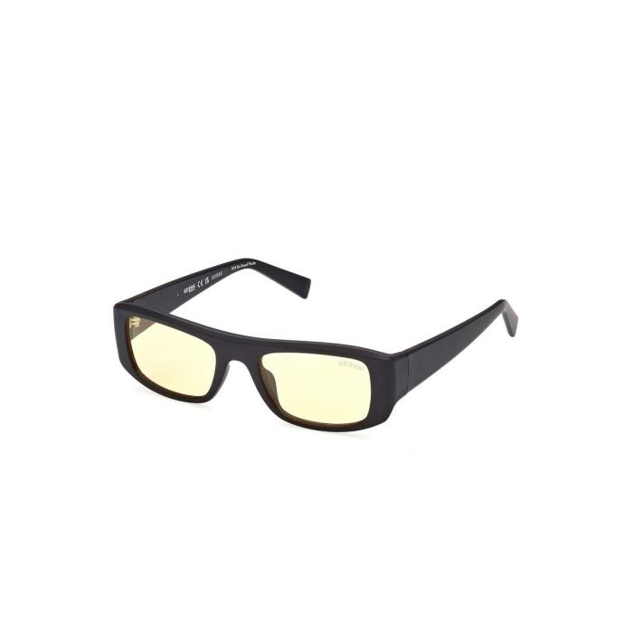Guess Gafas GU8278 02E Gafas de Sol Rectangulares Negras Mate Unisex para Adultos 2
