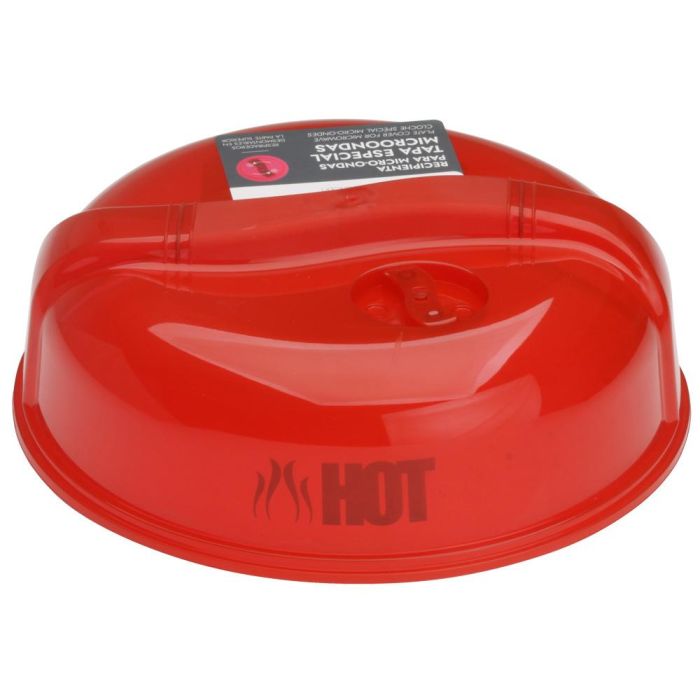 Cook Concept Tapa para Microondas, Diámetro 25.5 cm, Con Válvula de Escape de Aire 3