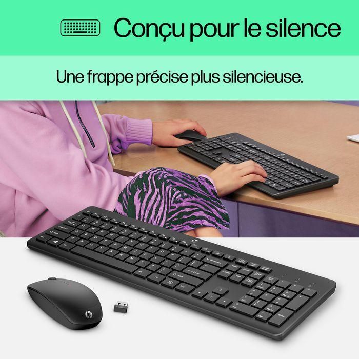 HP 230 Wireless Mouse and Keyboard Combo - DEN 28 HP 230 Wireless Mouse and Keyboard Combo - DEN 28