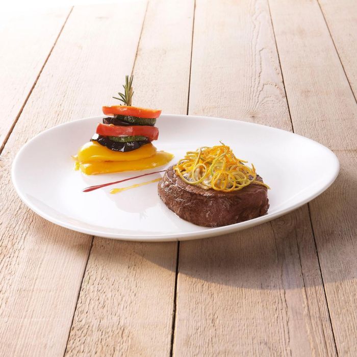 Plato Steak Opal Friends Time Luminarc 30x26 cm 4