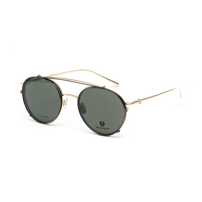 Montura de Gafas + Gafas de sol Belstaff JAGGED-CLIP-ON-DORADO Ø 53 mm Clip On