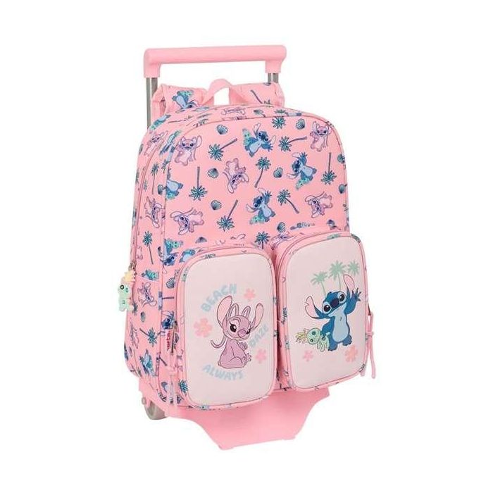 Safta Mochila Escolar 185 y Carro 705 Set Stitch "Beach" 26x34x11cm