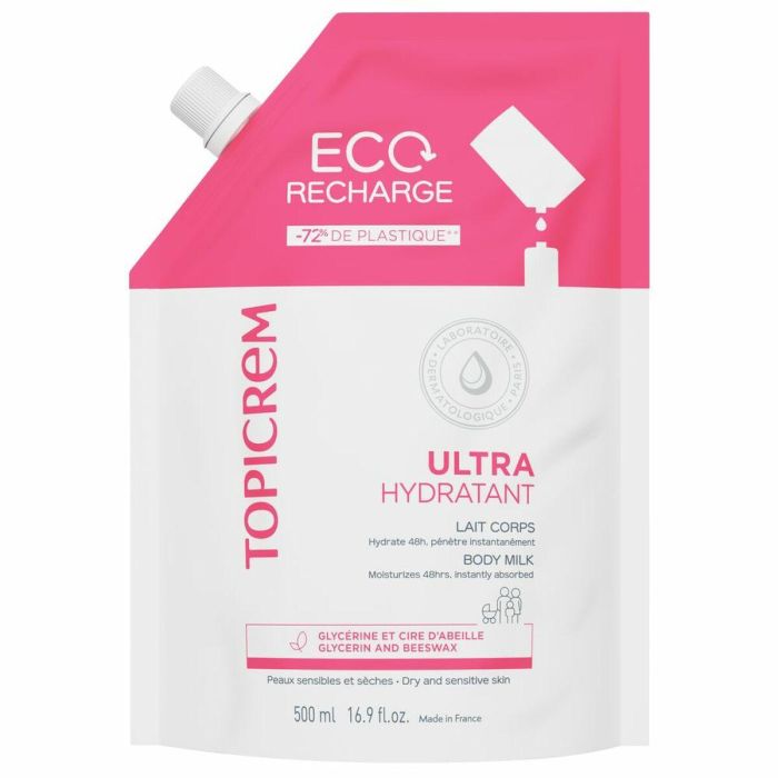 Topicrem Uh Leche Ultra Hidratante Corporal Recarga 500 mL Topicrem Uh Leche Ultra Hidratante Corporal Recarga 500 mL