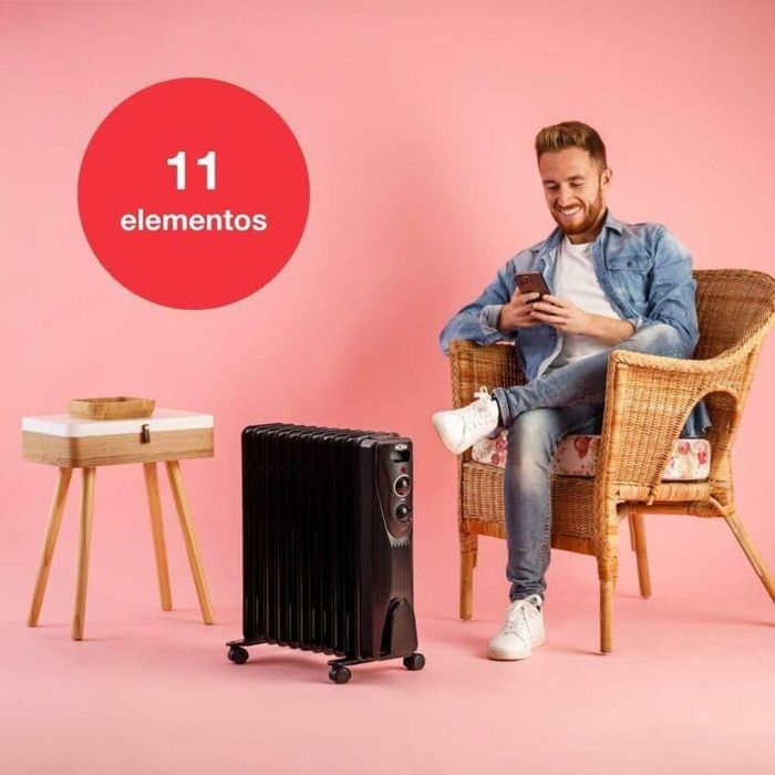 Radiador de Aceite Solac RA810 Negro 2300 W