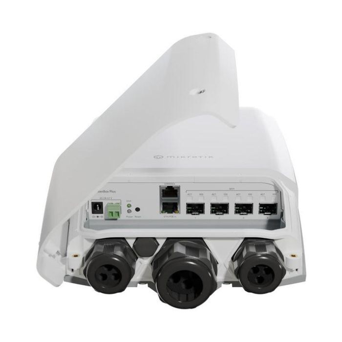 MikroTik Fiber Box Plus Switch Exterior 10 Gigabit IP66 con 4 Puertos SFP+, PoE y Puerto Ethernet Gigabit 3 MikroTik Fiber Box Plus Switch Exterior 10 Gigabit IP66 con 4 Puertos SFP+, PoE y Puerto Ethernet Gigabit 3