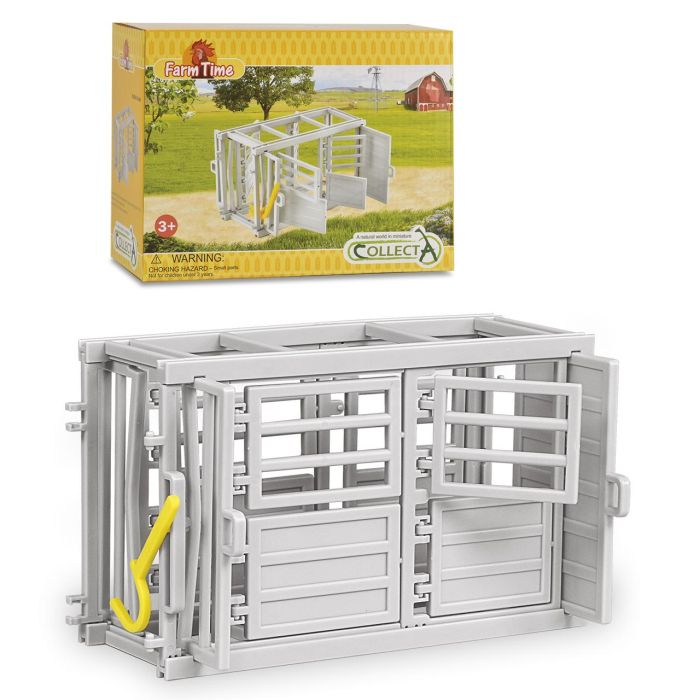 Collecta 84135 Jaula Para Ganado - Réplica a escala pintada a mano, modelo detallado y educativo para niños +3 años