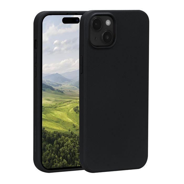 dbramante1928 Nuuk - Carcasa de Plástico Reciclado para iPhone 15 Plus, Antigolpes, Protección Cámara y Pantalla, Negro 1