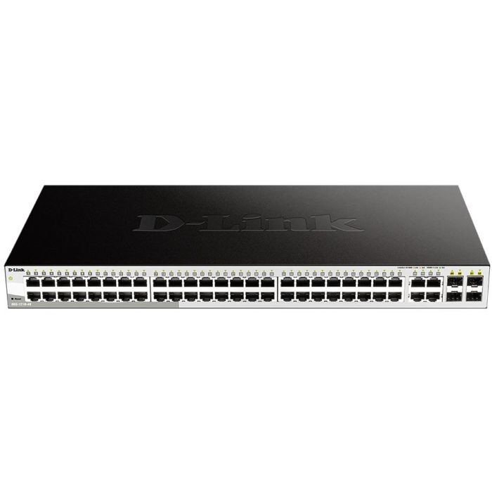 D-Link DGS-1210-48 M Switch gestionado L2 de 48 puertos Gigabit Ethernet y 4 SFP, montable en rack 1U