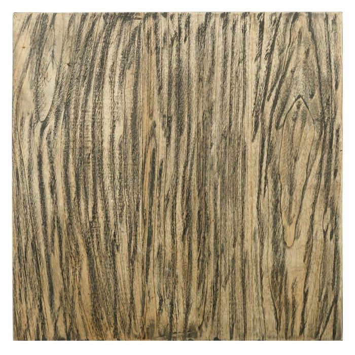 Mesa auxiliar Natural Gris Madera 60 x 60 x 90 cm 2