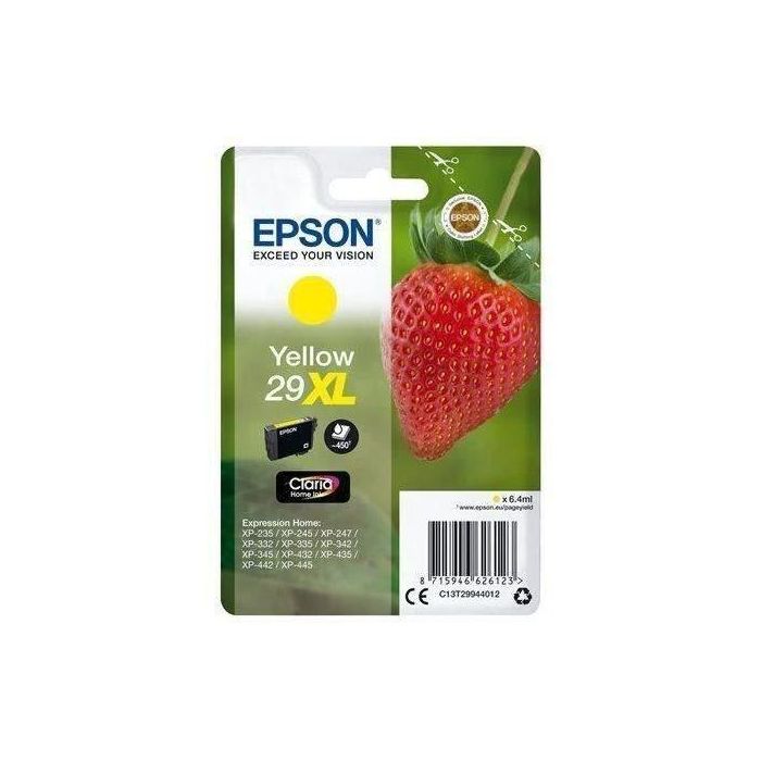 EPSON Expression Home XP-235 Cartucho Amarillo 29XL EPSON Expression Home XP-235 Cartucho Amarillo 29XL