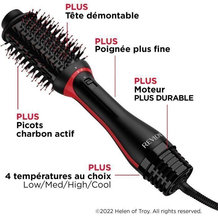 Revlon One-Step Volumiser Plus Rvdr5298E Cepillo Secador Moldeador 2 Revlon One-Step Volumiser Plus Rvdr5298E Cepillo Secador Moldeador 2