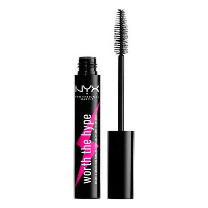 Nyx Professional Make Up WORTH THE HYPE Mascara de Pestañas Volumen y Alargamiento #black 7 ml