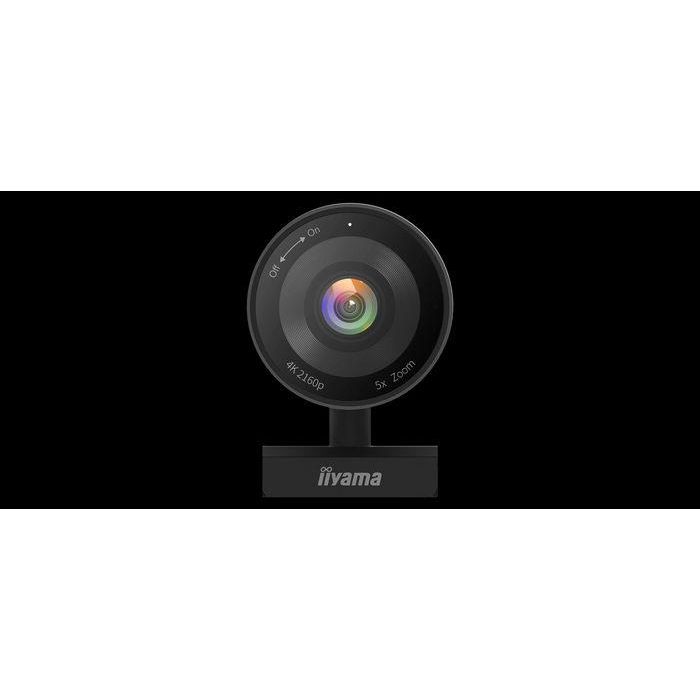 iiyama UC-CAM10PRO-1 Webcam Profesional 4K con Micrófono, Zoom Digital 5x, Campo de Visión 120°, Auto Seguimiento y Reducción Ruido 2
