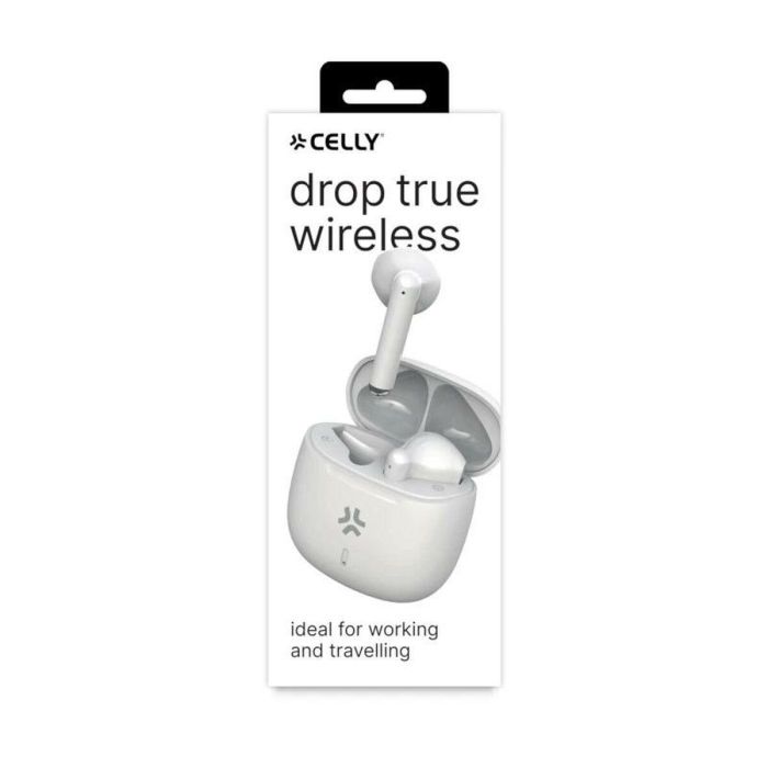 Auriculares Bluetooth Celly BUZ2 Blanco 10 Auriculares Bluetooth Celly BUZ2 Blanco 10
