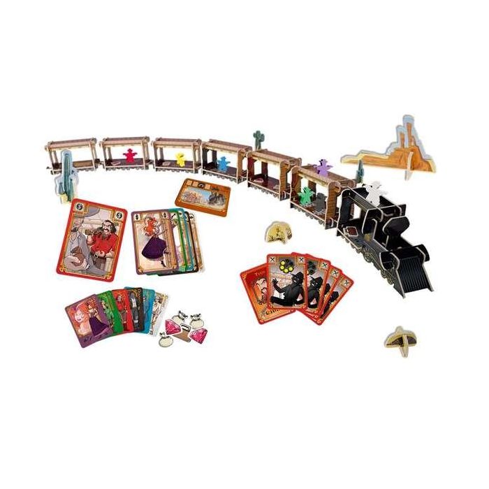 Ludonaute Juego de Mesa Colt Express - Estrategia para Convertirse en el Bandido más Rico del Salvaje Oeste, 2-6 Jugadores 10+ Años 1