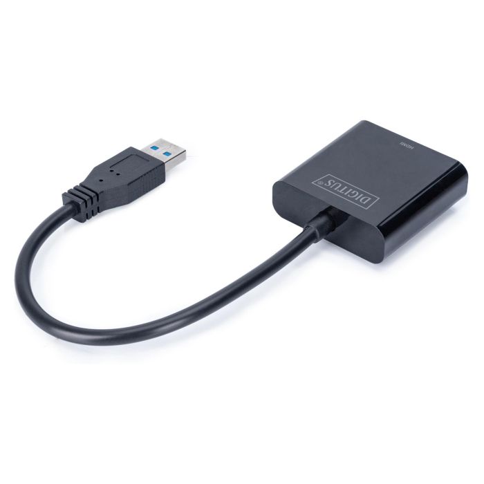 Digitus USB 3.0 to HDMI Adapter, 1080p Input USB, Output HDMI 1