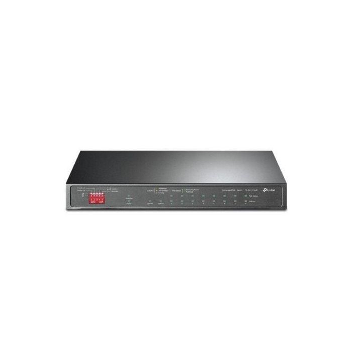 TP-LINK TL-SG1210MP Switch No Administrado Gigabit Ethernet 9 Puertos con PoE Negro
