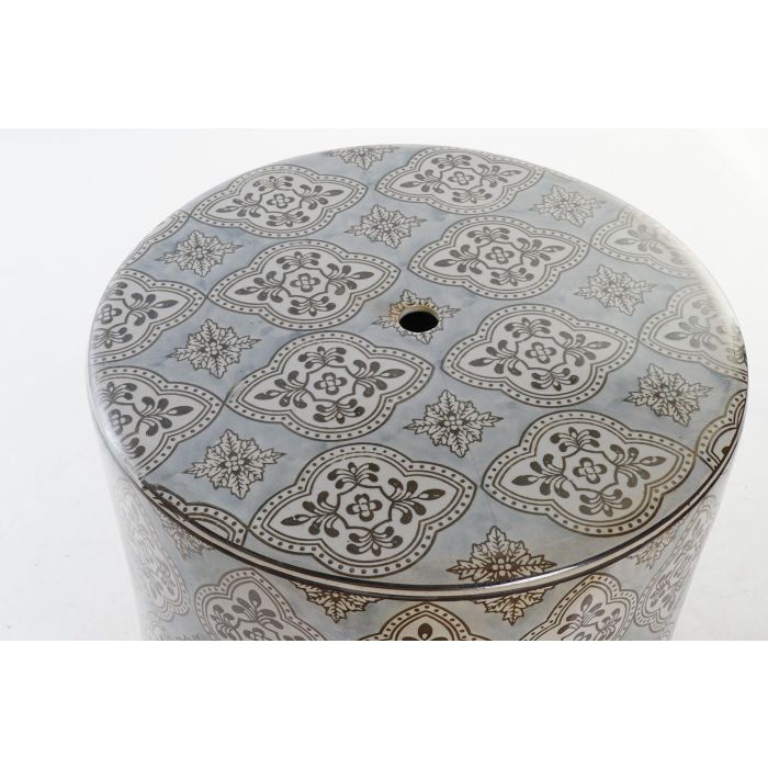 DKD Home Decor Mesita Auxiliar Arabe Beige Azul 32.5 x 42 x 32.5 cm 1