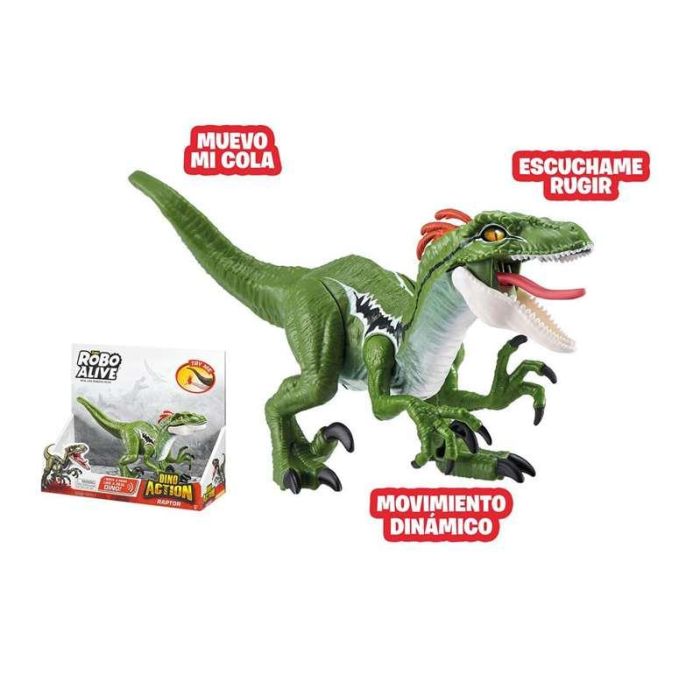 Figura dinosaurio velociraptor robo alive, dino action, 26x15x8cm 1 Figura dinosaurio velociraptor robo alive, dino action, 26x15x8cm 1