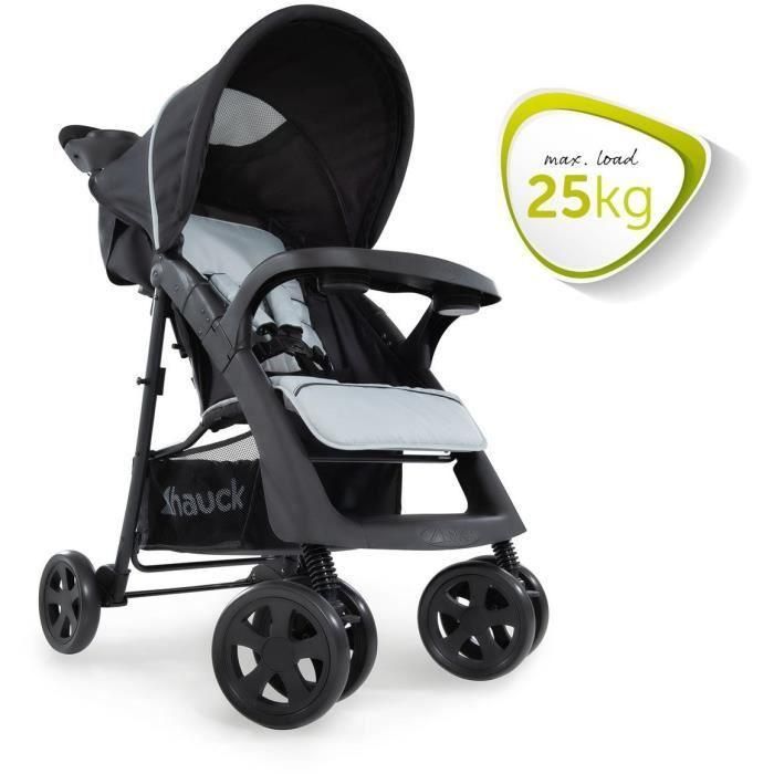 Hauck Silla de Paseo Shopper Neo II Caviar Plata - Plegado Compacto con una Mano, Reclinable, Gran Cesta, Desde el Nacimiento 1 Hauck Silla de Paseo Shopper Neo II Caviar Plata - Plegado Compacto con una Mano, Reclinable, Gran Cesta, Desde el Nacimiento 1