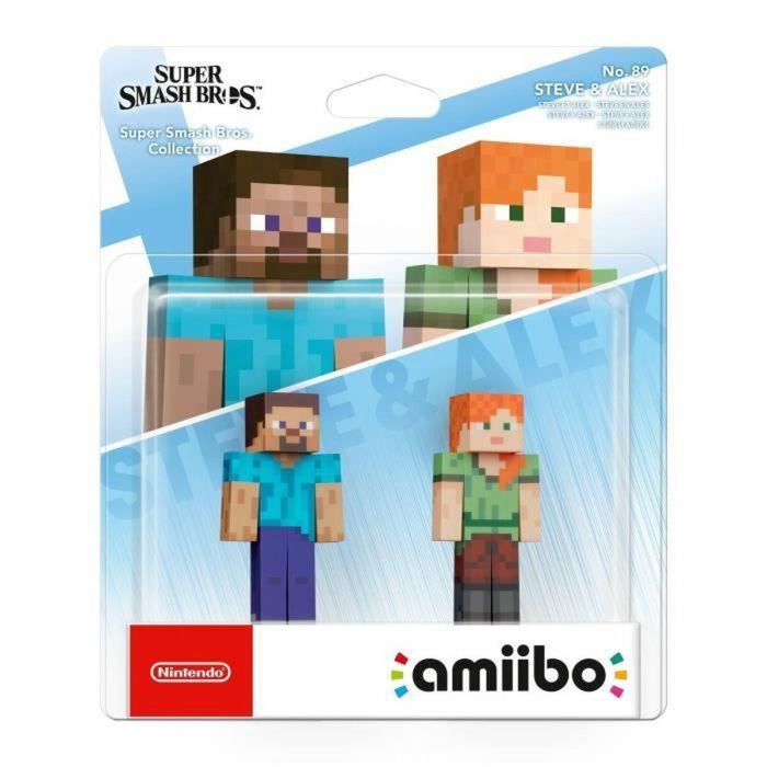 Nintendo N° 89 Figura Coleccionable Amiibo Steve y Alex de Super Smash Bros. Collection - Compatible con Switch, 3DS, Wii U 1 Nintendo N° 89 Figura Coleccionable Amiibo Steve y Alex de Super Smash Bros. Collection - Compatible con Switch, 3DS, Wii U 1