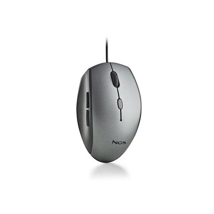 Raton Ngs Moth Optico Usb-C Gris