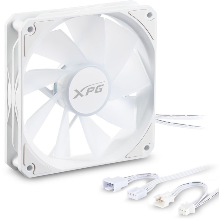 XPG Vento R 120 ARGB PWM 120mm weiß 2 XPG Vento R 120 ARGB PWM 120mm weiß 2