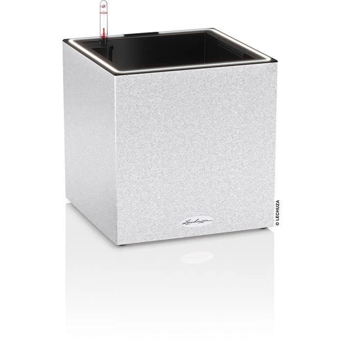 Lechuza LEC4008789136374 Macetero Canto Stone Cube 30 Kit LED Completo Blanco Cuarzo Lechuza LEC4008789136374 Macetero Canto Stone Cube 30 Kit LED Completo Blanco Cuarzo