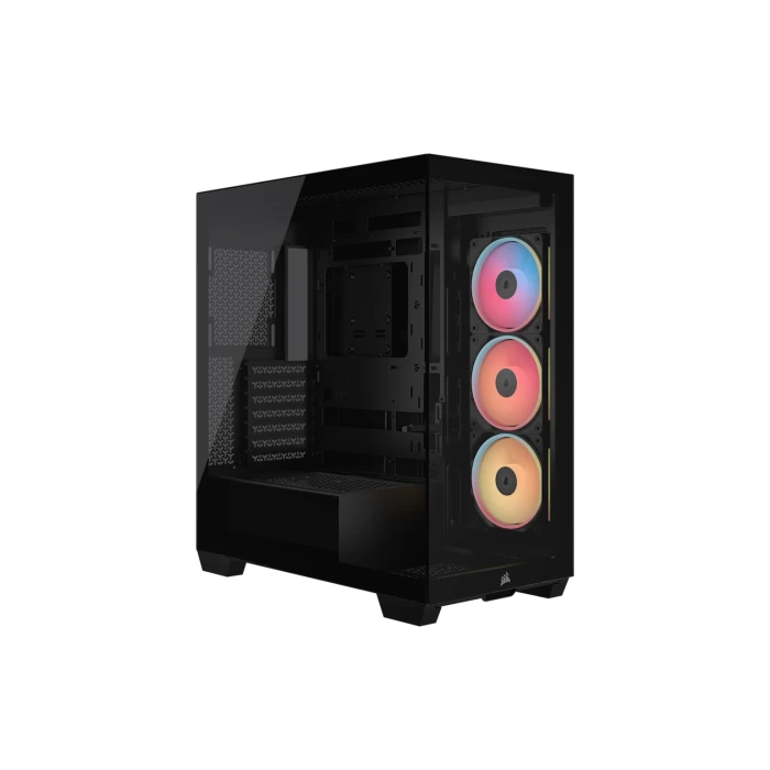 Corsair CC-9011324-WW Caja PC Midi Tower 3500X LXR LINK TG Cristal Templado Negro