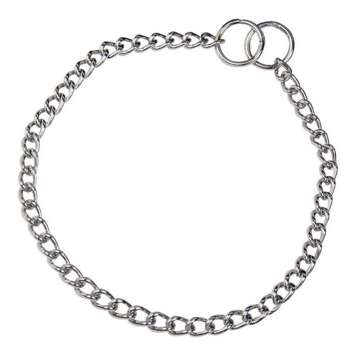 Hs Sprenger Collar Eslabón Retorcido Acero Cromado 2,5 mm x 50 cm, Ideal Razas Pelo Corto hasta 30kg