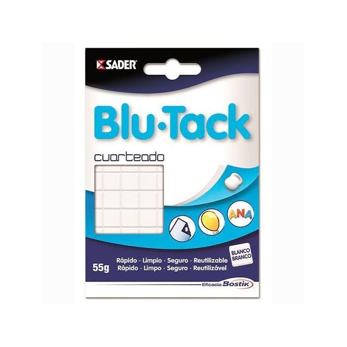 Bostik Masilla Adhesiva Blu Tack Cuarteado 55 gr Blanco Bostik Masilla Adhesiva Blu Tack Cuarteado 55 gr Blanco