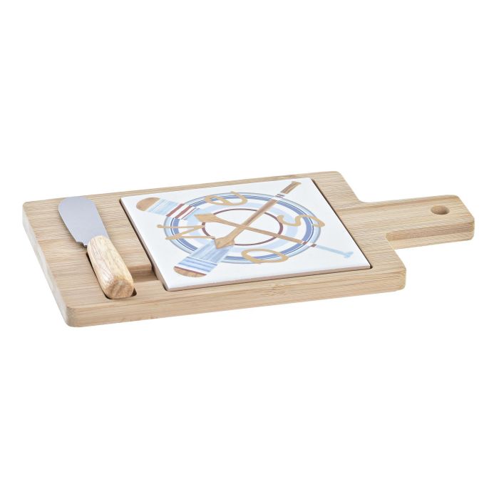 Tabla Aperitivo Mediterraneo DKD Home Decor Azul Natural 11.8 x 1.5 x 21.5 cm Set de 3 Tabla Aperitivo Mediterraneo DKD Home Decor Azul Natural 11.8 x 1.5 x 21.5 cm Set de 3