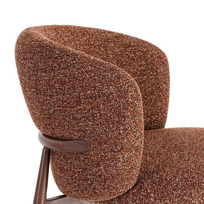 Silla Jaspeado Teja Tejido-Metal 57 X 59 X 81 cm