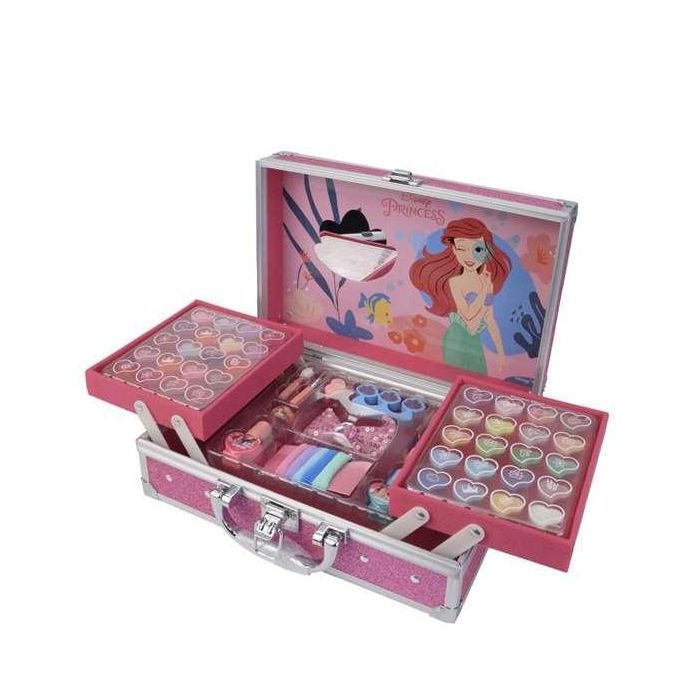 Markwins Maletín de Maquillaje Metálico Princesas 25x19,5x8,7 cm 1