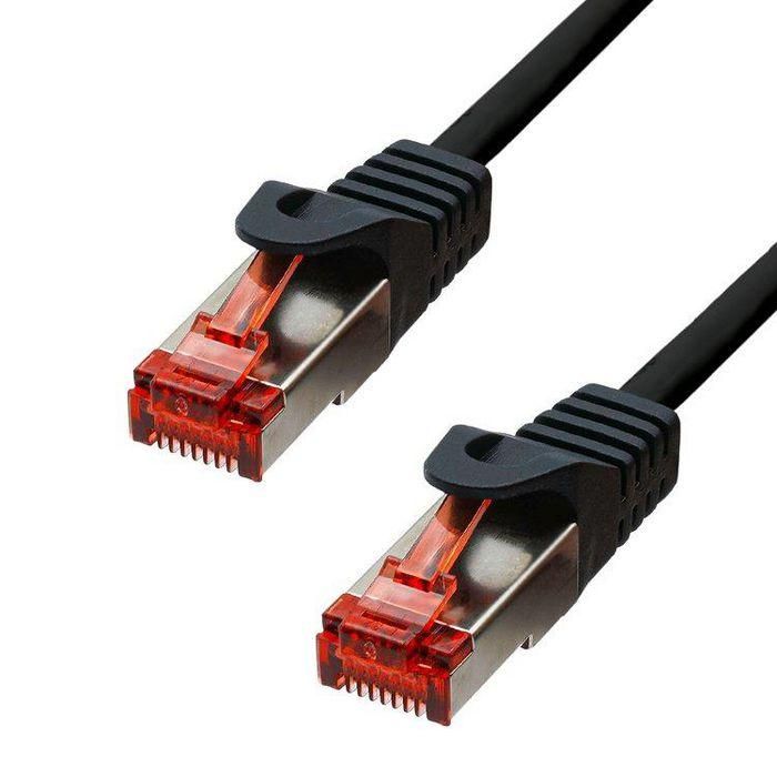 ProXtend Cable Ethernet CAT6 F/UTP CU LSZH, Conectores 50µ Oro, Cobre Puro 99.9%, Apantallado EMI, PoE+, Negro 15m para Redes de Alta Velocidad 0 ProXtend Cable Ethernet CAT6 F/UTP CU LSZH, Conectores 50µ Oro, Cobre Puro 99.9%, Apantallado EMI, PoE+, Negro 15m para Redes de Alta Velocidad 0