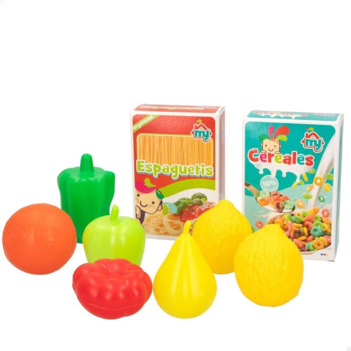 Set de Alimentos de Juguete Colorbaby Menaje y utensilios de cocina 34 Piezas 33 Piezas (16 Unidades) 3 Set de Alimentos de Juguete Colorbaby Menaje y utensilios de cocina 34 Piezas 33 Piezas (16 Unidades) 3