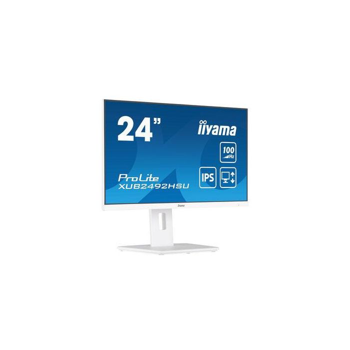 MONITOR IIYAMA 24" PROLITE XUB2492HSU-W6, IPS, 100HZ, 0,4MS, USB, HDMI, DISPLAYPORT, ALT 2x2W, ALTU, GIRO, INCLI, PIVOT, BLANCO 2 MONITOR IIYAMA 24" PROLITE XUB2492HSU-W6, IPS, 100HZ, 0,4MS, USB, HDMI, DISPLAYPORT, ALT 2x2W, ALTU, GIRO, INCLI, PIVOT, BLANCO 2