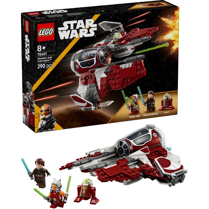 LEGO Star Wars Interceptor Jedi de Ahsoka 75401 Juego de construcción para Niños y Niñas a partir de 8 años 3 LEGO Star Wars Interceptor Jedi de Ahsoka 75401 Juego de construcción para Niños y Niñas a partir de 8 años 3